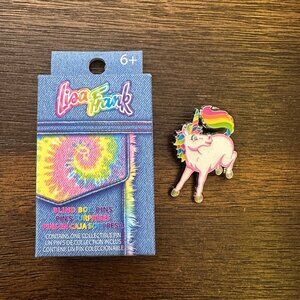 LISA FRANK x LOUNGEFLY Markie Unicorn Glitter Enamel Mystery Pin Rare Chase